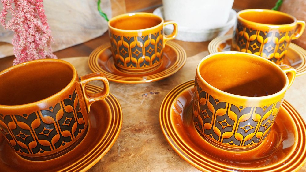 HORNSEA HEIRLOOM - CUPS & SAUCERS — Halcyon Daze Store